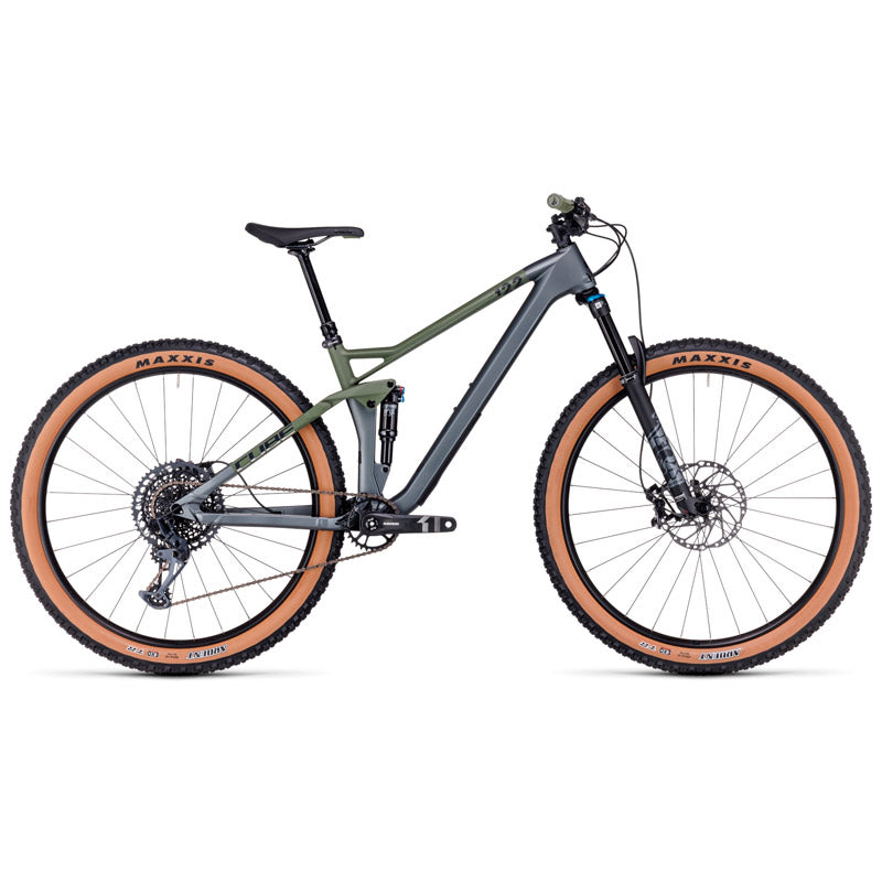 Bicicleta de montaña CUBE Stereo ONE22 HPC TM Flashgrey'n'Olive 2023