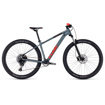 Bicicleta de montaña CUBE Analog 2023 Flashgrey'n'Red / Transmisión 1x12 velocidades