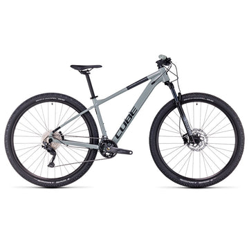 Bicicleta de montaña CUBE Attention 2023 Swampgrey'n'Black / Transmisión 1x12 velocidades