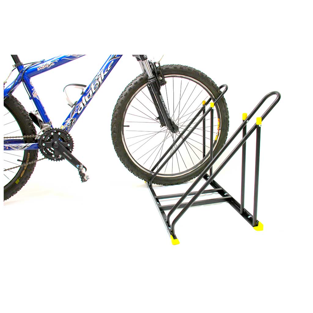  IKE - Soporte de suelo para bicicleta, para estacionamiento,  garaje, para interiores y exteriores, 3 bicicletas : Deportes y Actividades  al Aire Libre