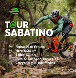 TOUR Sabatino / Sanalona por Imala 40 k ¡Rueda con nosotros! | Raudor ¡Rompe tu propio récord!