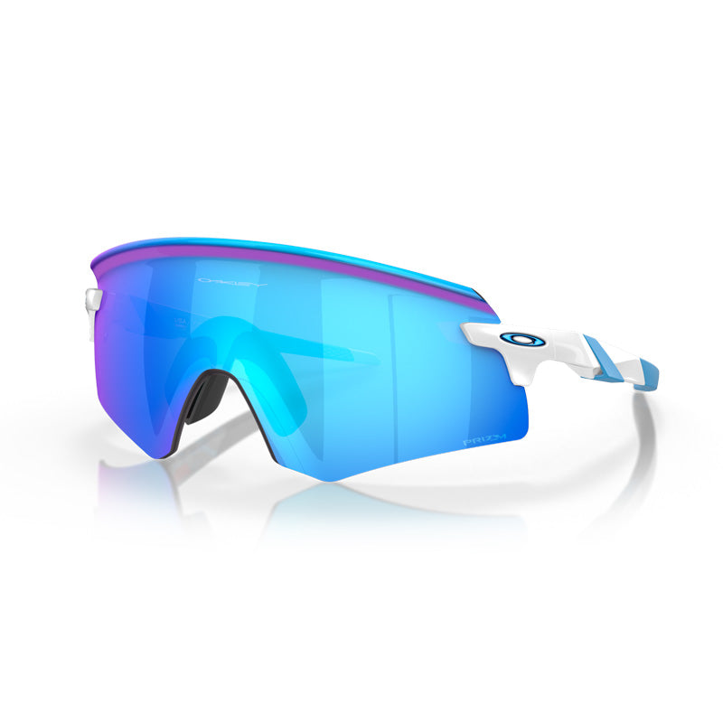 Lentes OAKLEY Encoder Micas Prizm Sapphire / Armazón Polished White