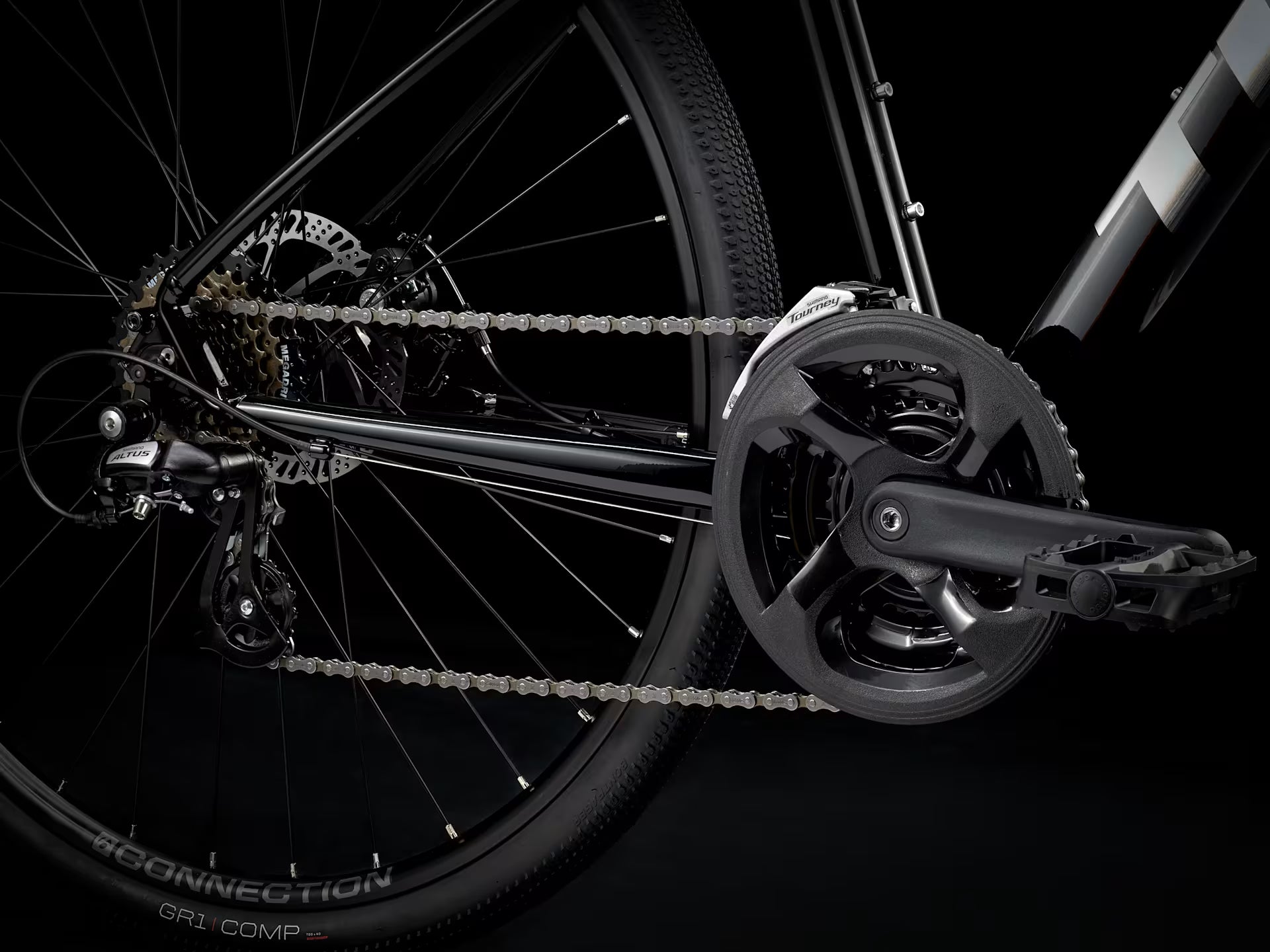 Bicicleta de ciudad TREK Dual Sport 1 Trek Black