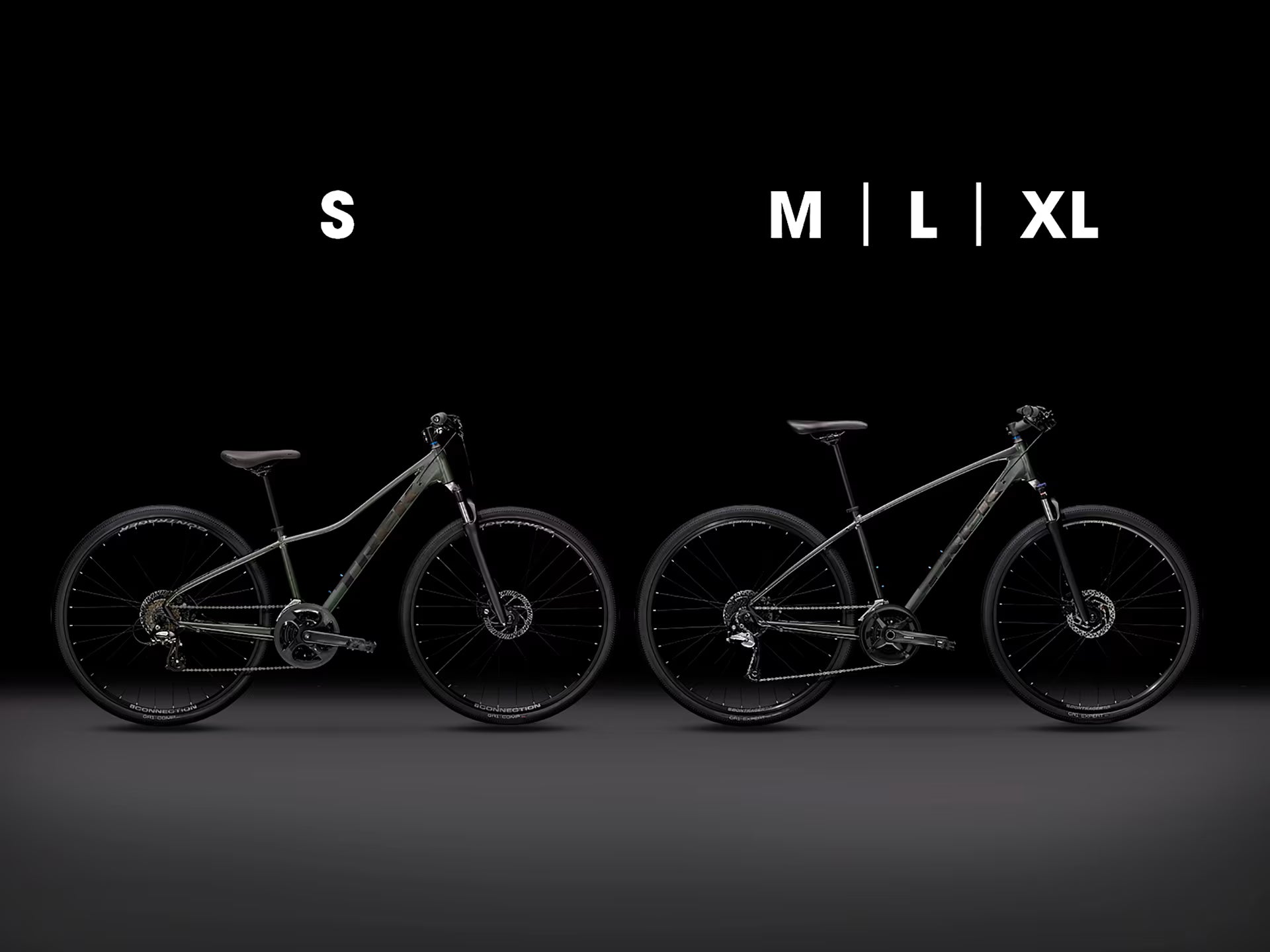 Bicicleta de ciudad TREK Dual Sport 1 Trek Black