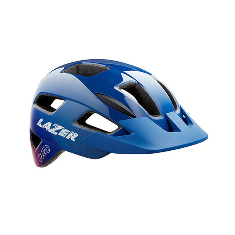 Casco Ciclismo LAZER Gekko Infantil Azul Rosa