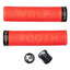 WOLFTOOTH ECHO LOCK-ON GRIPS COLOR ROJO-NEGRO