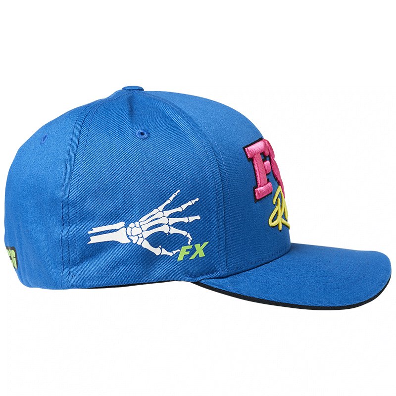 Gorra FOX Qualifier Flexfit Azul Talla L/XL