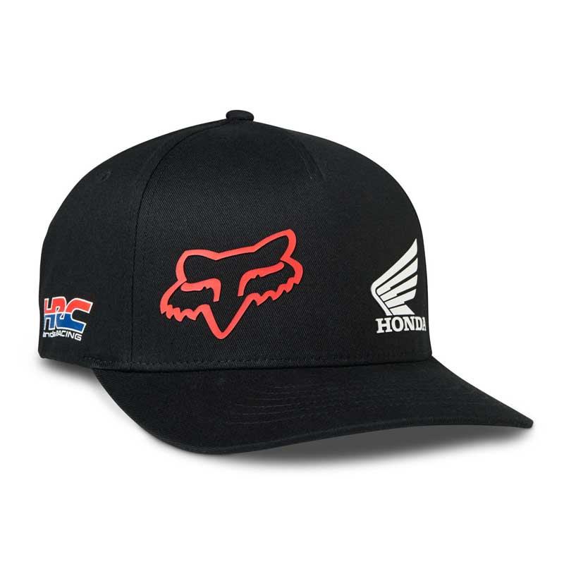 Gorra FOX Flexfit X Honda Negra