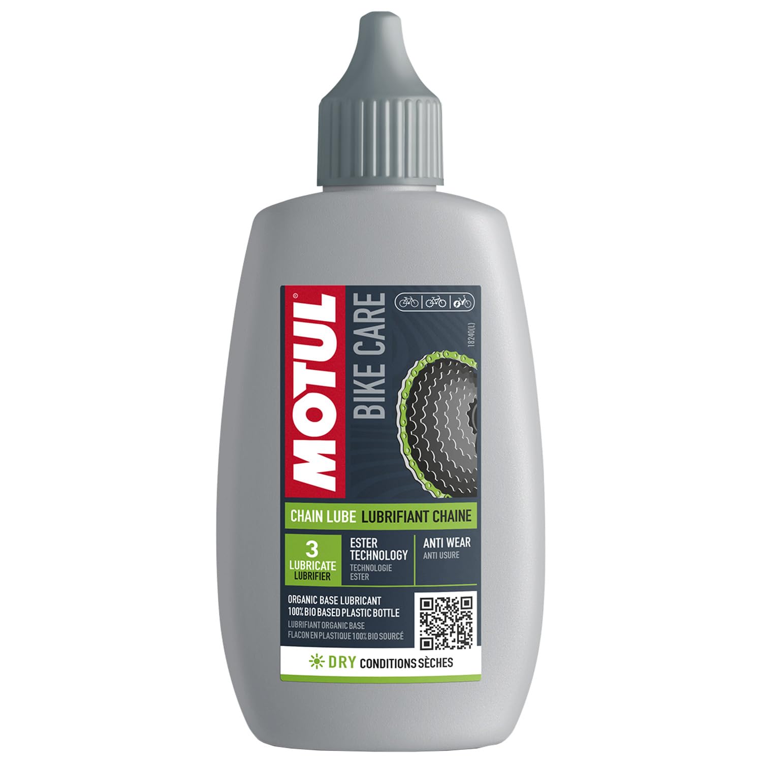 Lubricante de cadena seco Motul de 100 ml