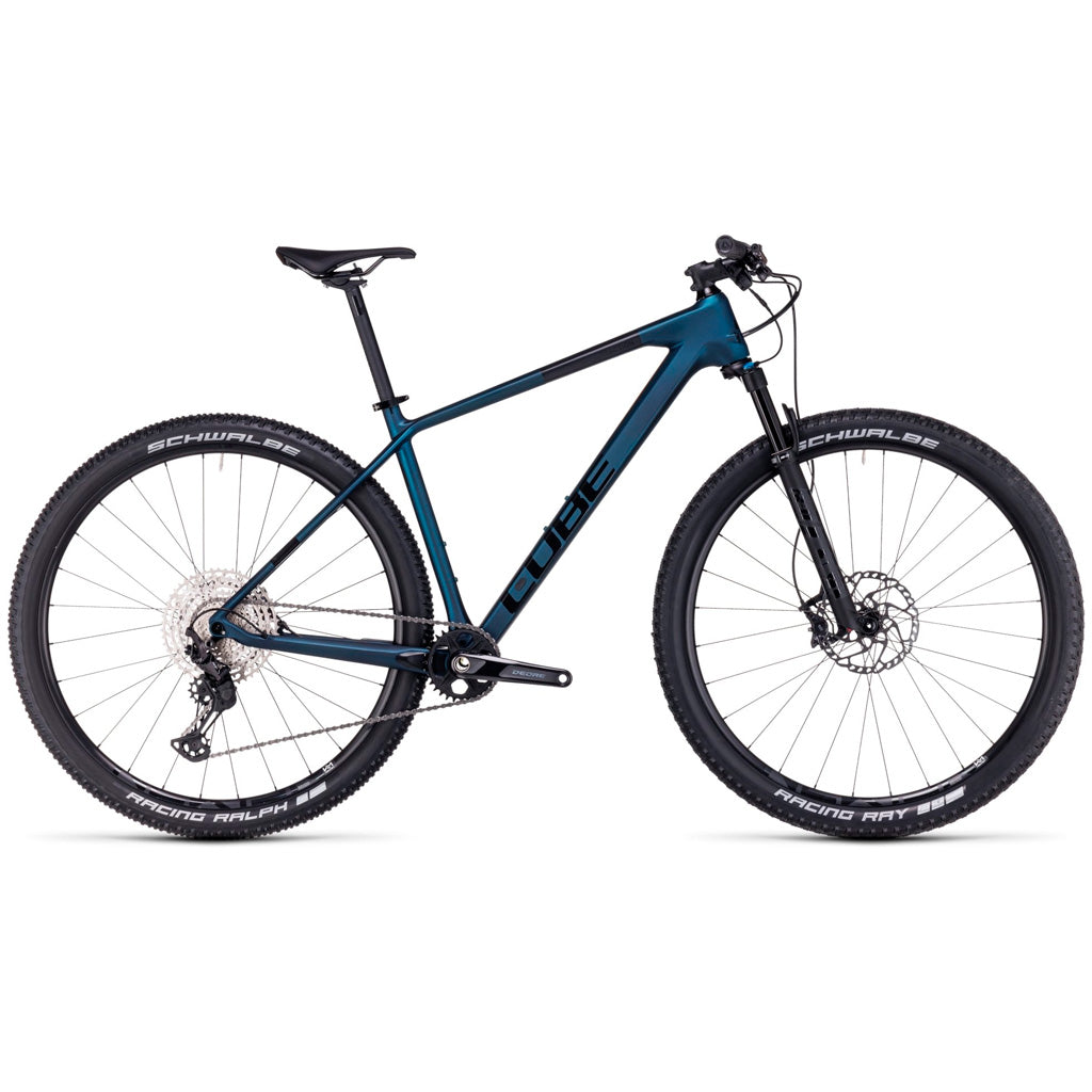 Bicicleta de montaña CUBE Reaction C:62 Race bluehaze'n'black 2024