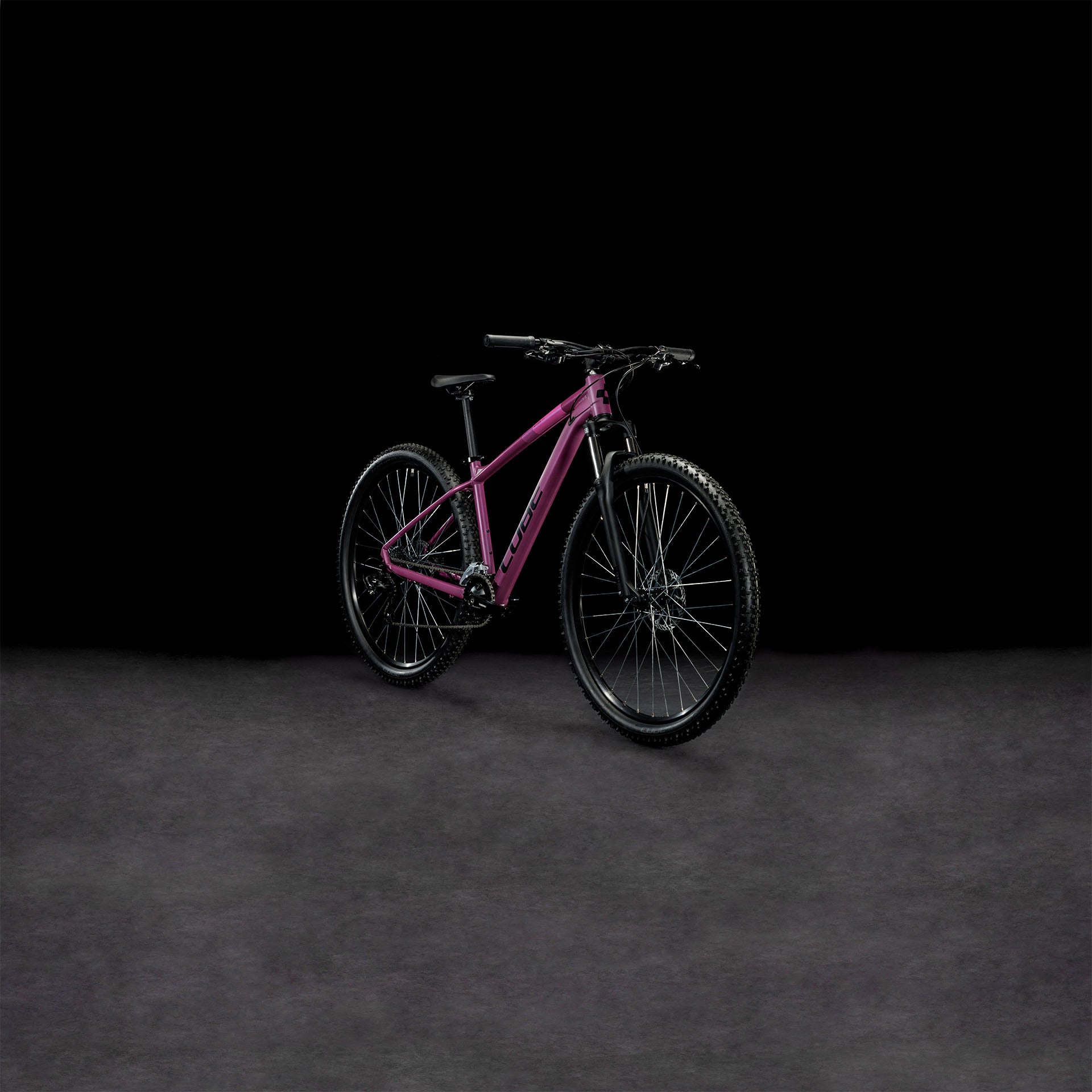Bicicleta de MTB CUBE Access WS darkpurple'n'pink
