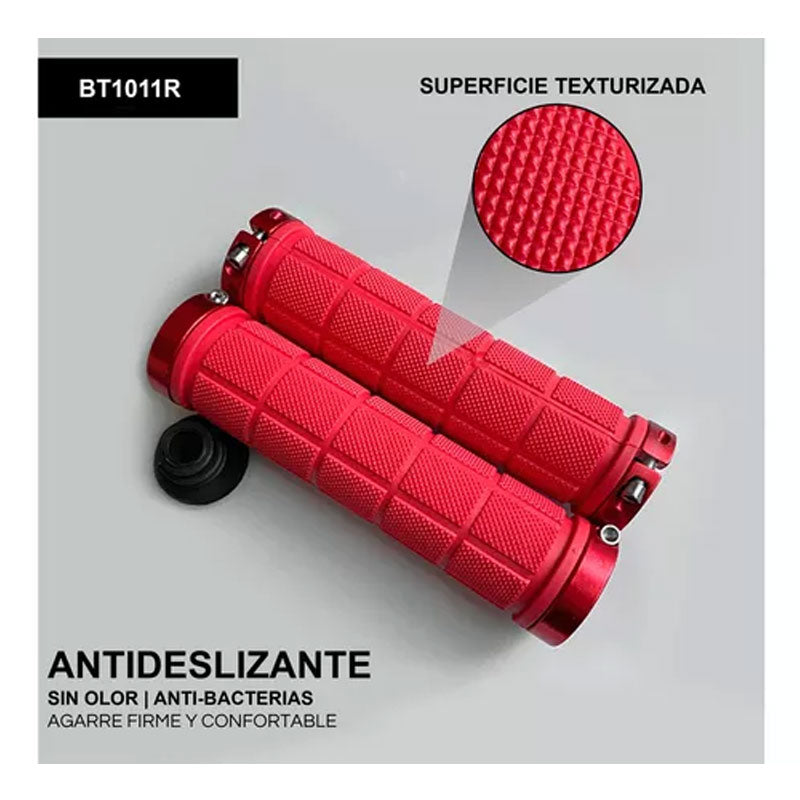 Puños ROCKBROS Fullcolor Rojos