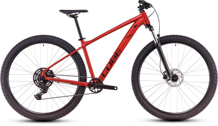 Bicicleta de montaña CUBE Aim Pro Fireorange & Black 2025