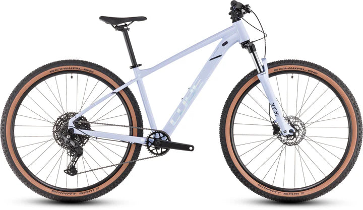 Bicicleta de montaña CUBE Aim SLX Blueblossom & Pearl 2025