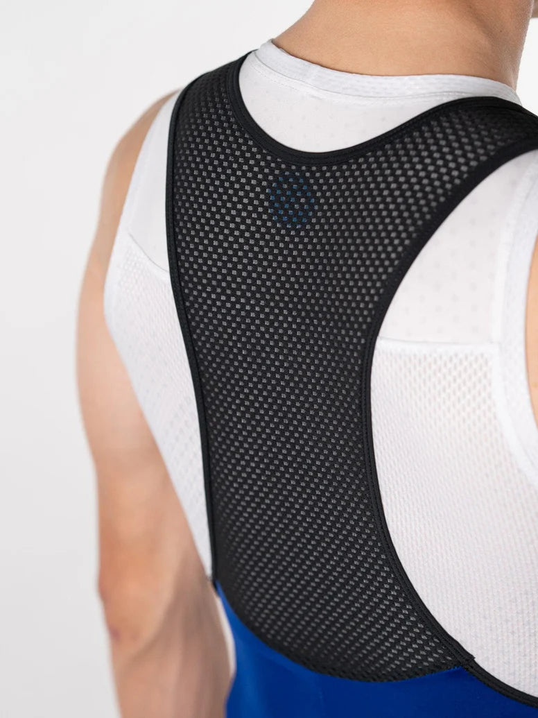 Bib shorts Geovanny Híbrido azul para caballero