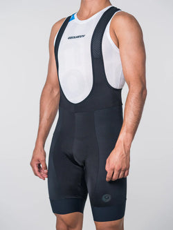 Bib shorts Geovanny Híbrido negro para caballero