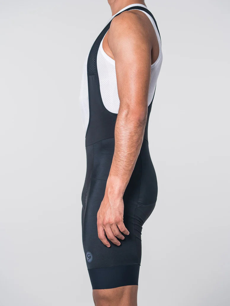 Bib shorts Geovanny Híbrido negro para caballero