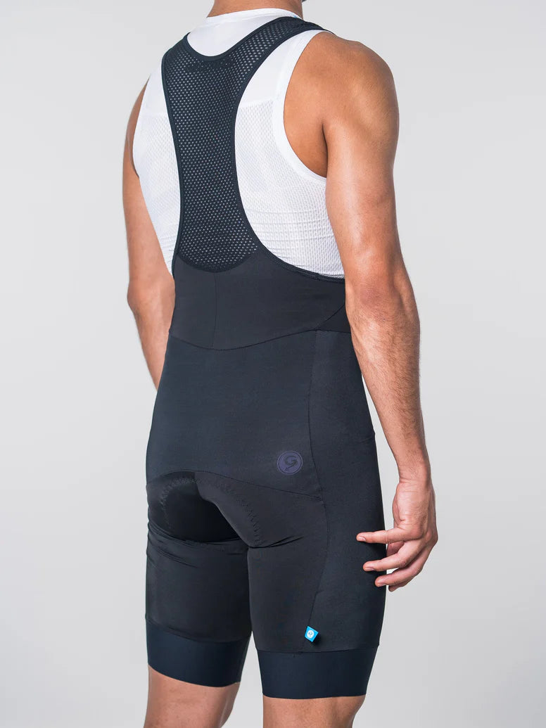 Bib shorts Geovanny Híbrido negro para caballero