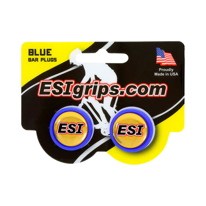 Tapones para manillar ESI GRIPS Color Azul