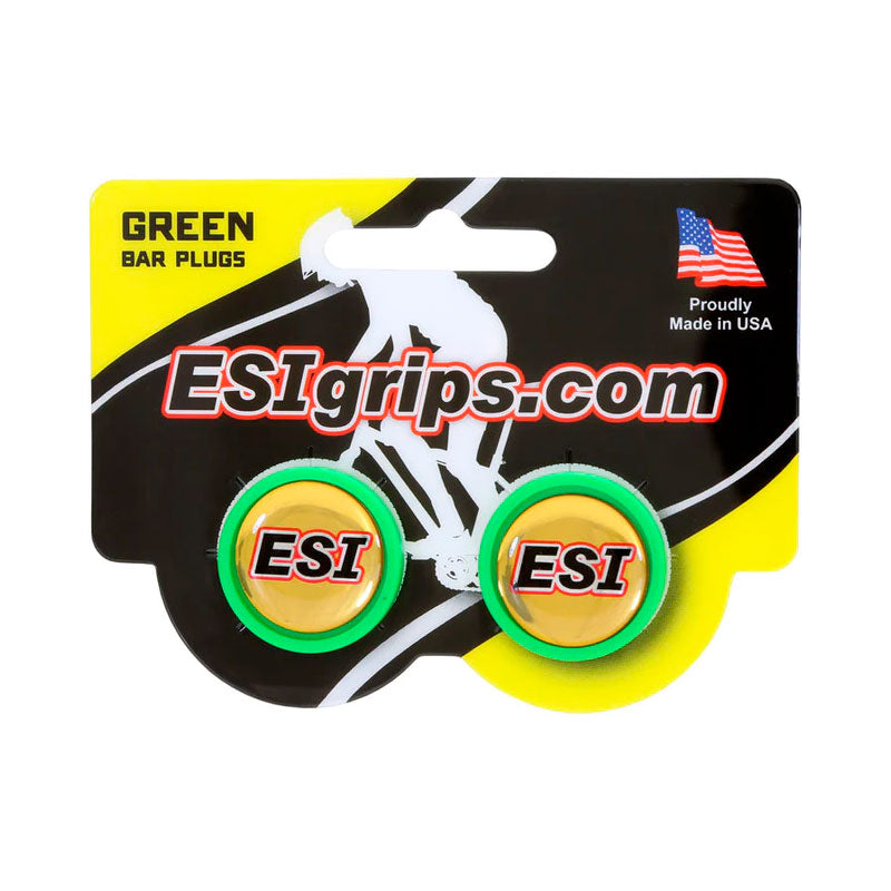 Tapones para manillar ESI GRIPS Color Verde
