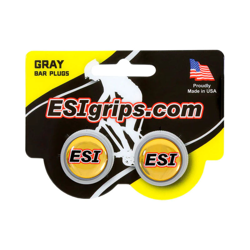 Tapones para manillar ESI GRIPS Color Gris