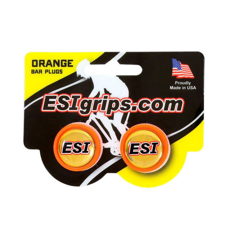 Tapones para manillar ESI GRIPS Color Naranja