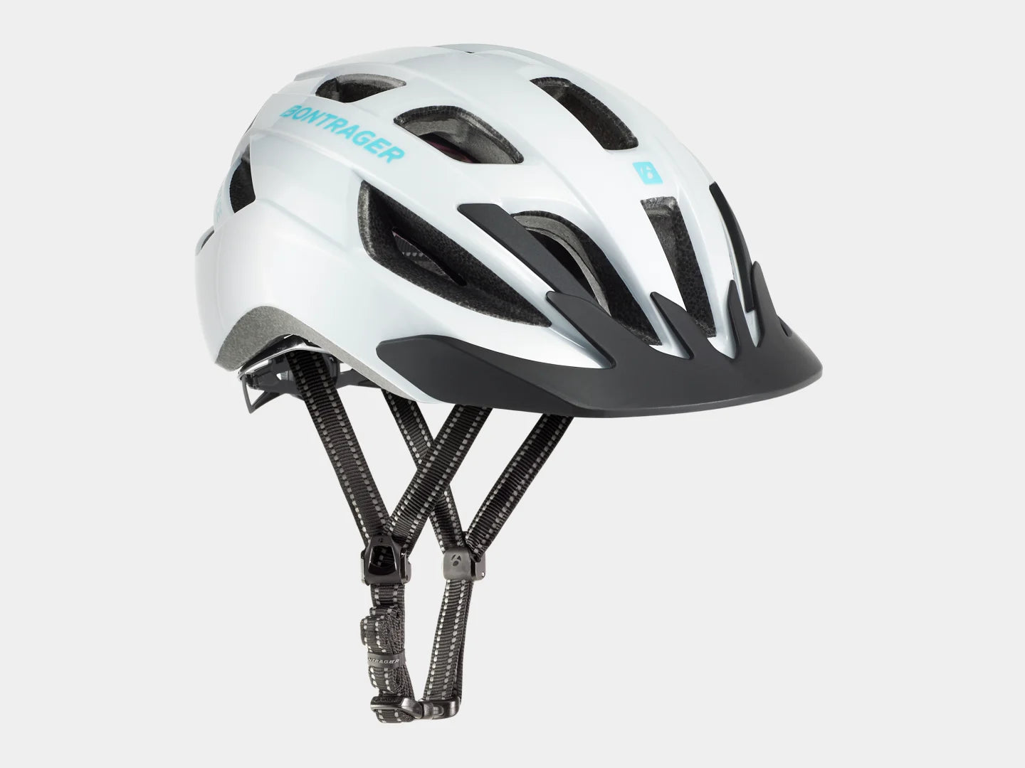 Casco para ciclismo Bontrager Solstice White / Miami Green