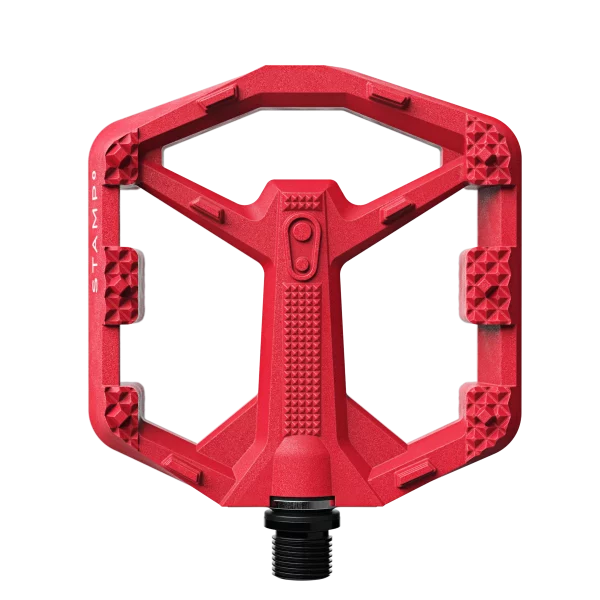 Pedales Crankbrothers Stamp 0 CHICO, color rojo