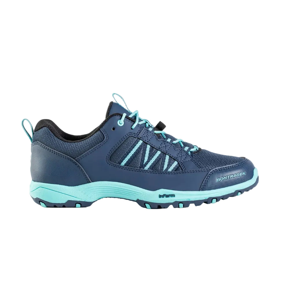 Zapatillas Ciclismo Multideporte para Dama BONTRAGER SSR - Azul/Verde