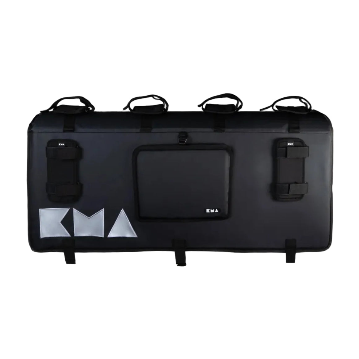 Portabicicletas KMA Bike Pad Chico 110 cm (4 Bicis) - Negro Reflejante