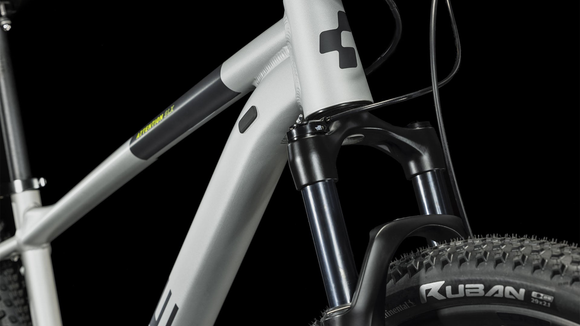 Bicicleta de montaña CUBE Attention SLX silvergrey'n'lime