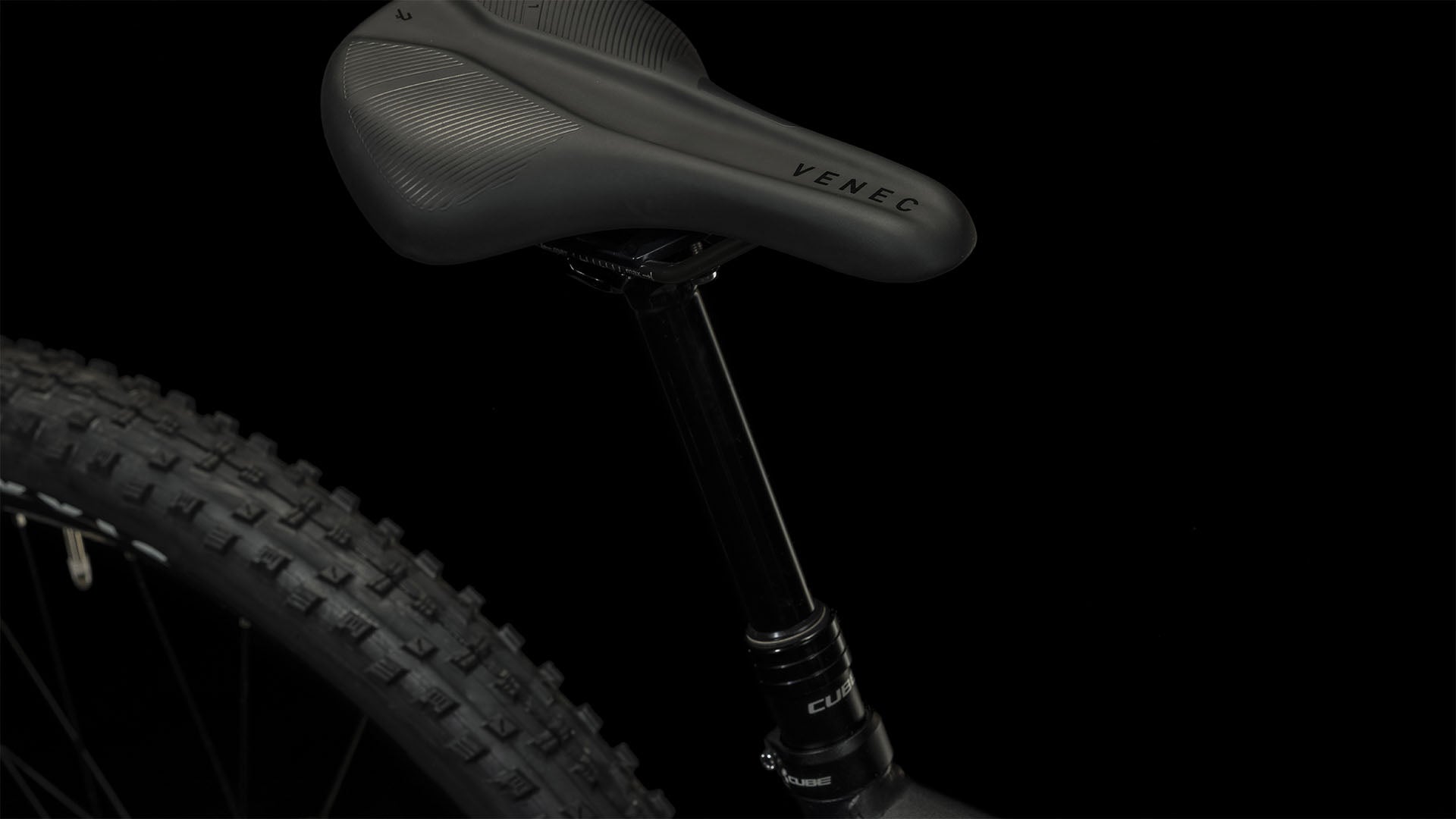 Bicicleta de montaña CUBE Stereo ONE22 Race black anodized