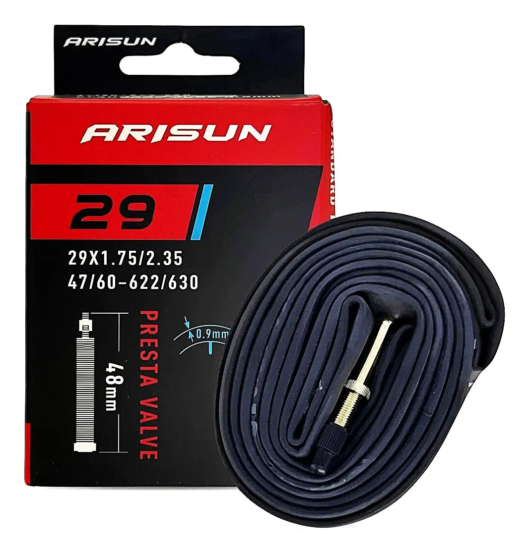 Cámara para Bicicleta MTB ARISUN 29 x 1.75-2.35 (Válvula Francesa 48 mm)