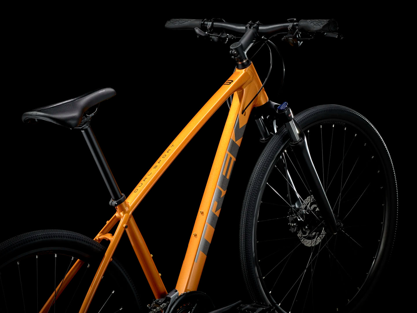 Bicicleta de ciudad TREK Dual Sport 3 Factory Orange