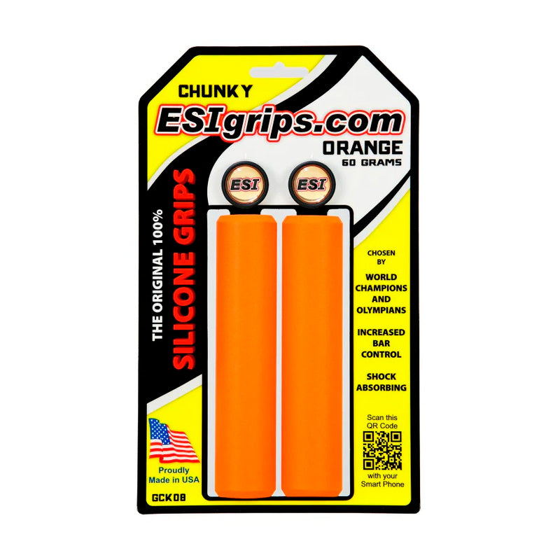 Puños ESI GRIPS Chunky Naranja