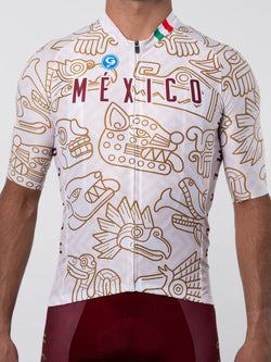 Jersey Geovanny Corsa México tinto para caballero