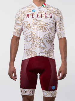 Jersey Geovanny Corsa México tinto para caballero