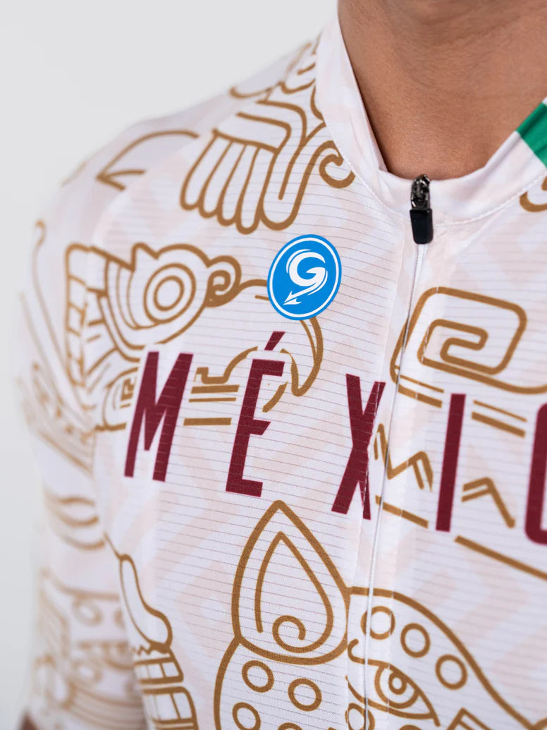 Jersey Geovanny Corsa México tinto para caballero