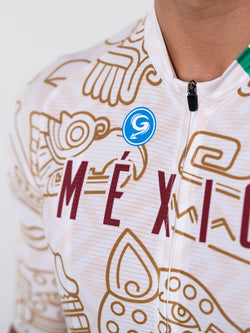 Jersey Geovanny Corsa México tinto para caballero