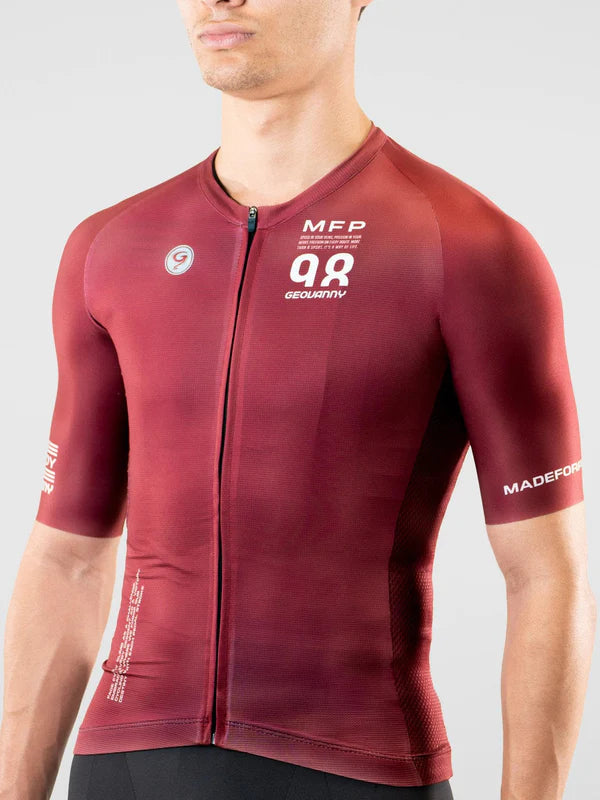 Jersey Geovanny Alpinist Motive Red Dahlia para caballero