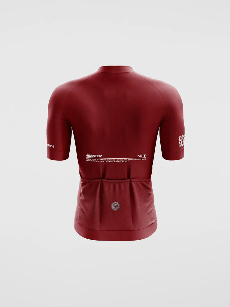 Jersey Geovanny Alpinist Motive Red Dahlia para caballero