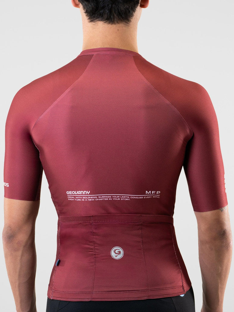 Jersey Geovanny Alpinist Motive Red Dahlia para caballero