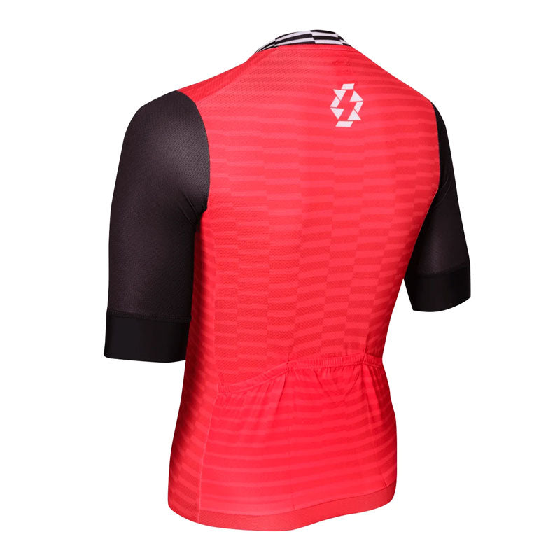 Jersey para Ciclismo APHESIS Red Vortex Manga Corta para Dama