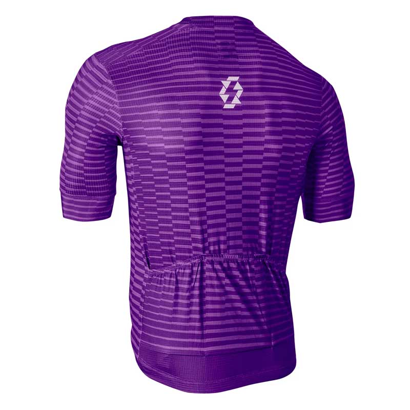 Jersey para Ciclismo APHESIS Violet Vortex para Caballero