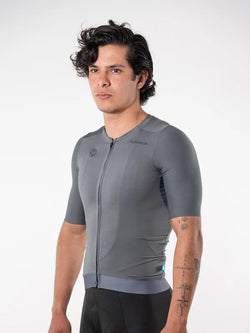 Jersey Geovanny Velo Core unisex gris oxford