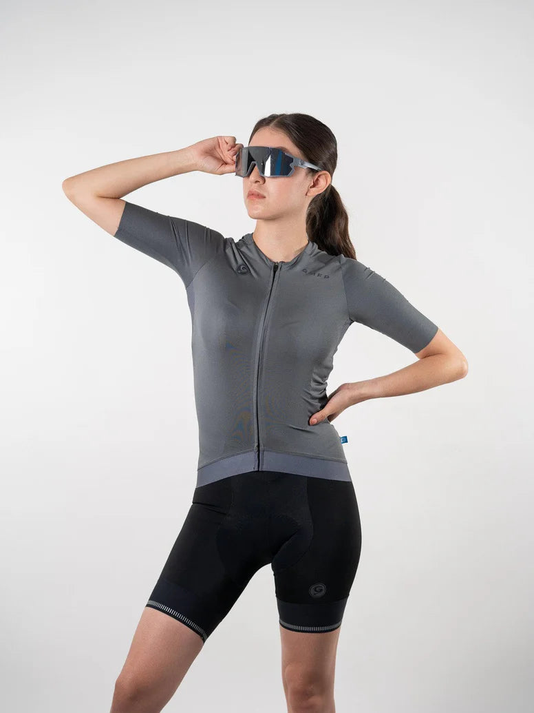 Jersey Geovanny Velo Core unisex gris oxford