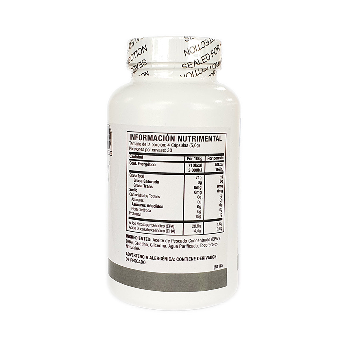 Omega Rx - DR. SEARS ZONE Botella de 120 Cápsulas / 1,6g de EPA y 0.8g de DHA por porción (4 cápsulas por porción)