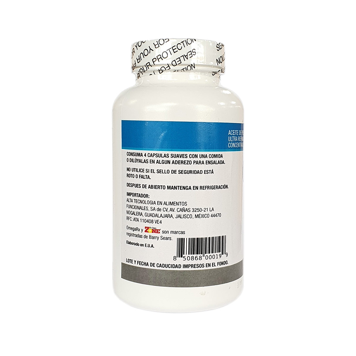 Omega Rx Omega Rx Dr. Sears - Omega 3 Alta Pureza 1.6g EPA + 0.8g DHA