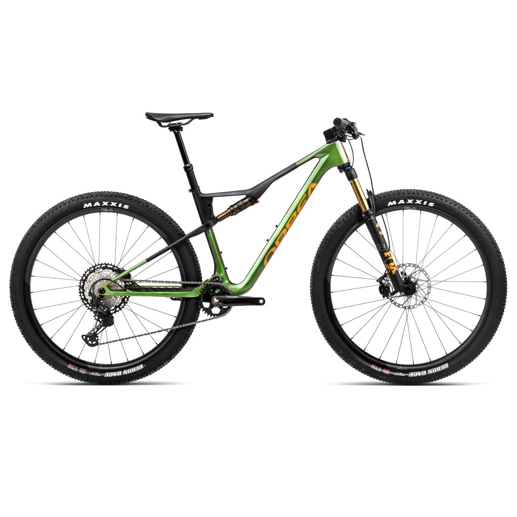 Bicicleta de montaña ORBEA Oiz M10 2023 Chamaleon Goblin Green (Gloss) - Black (Matt)