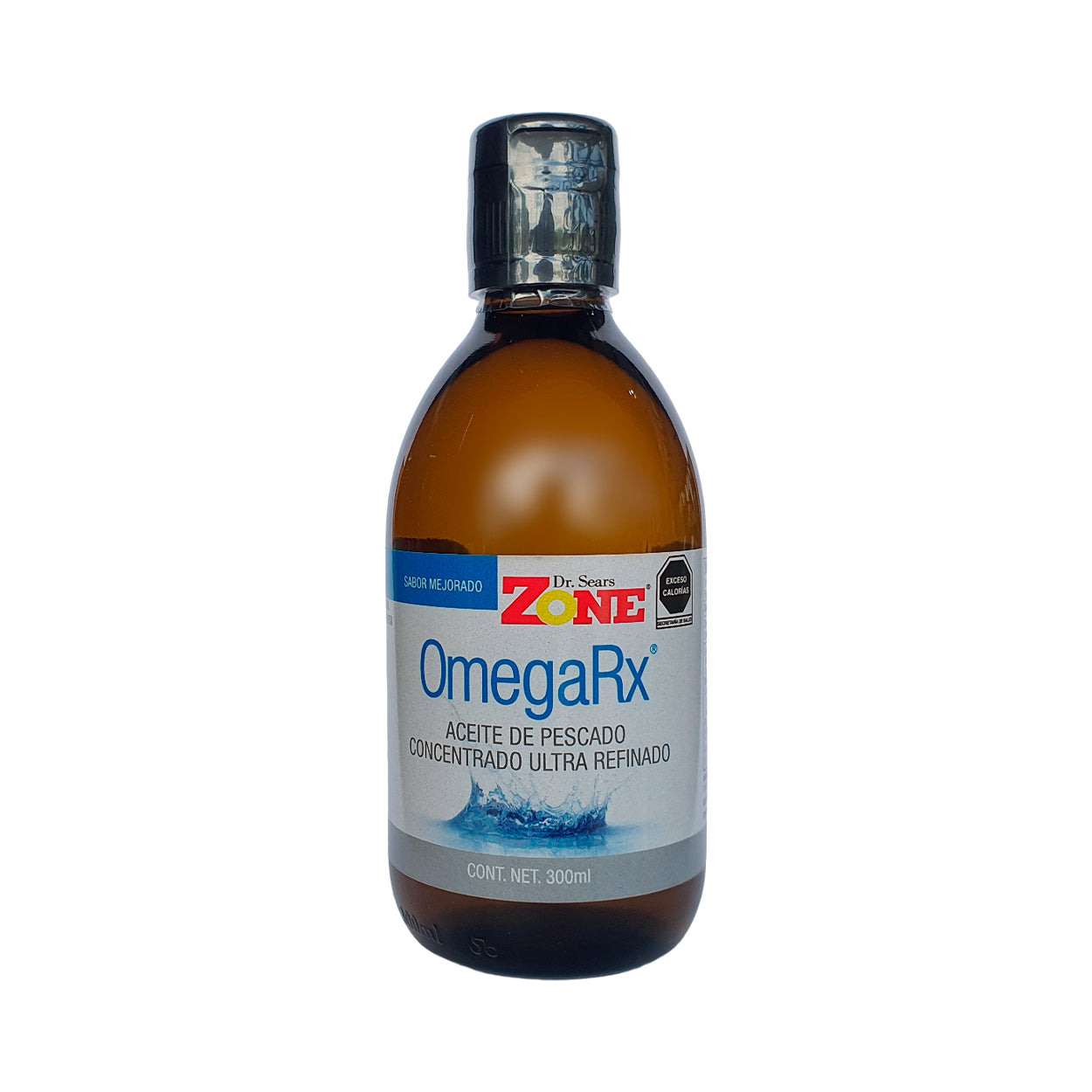 Omega Rx líquido Dr. Sears Zone de 300 ml / 1,8 g de EPA y 0.9 g de DHA por porción (1 cdta. - 5 ml)